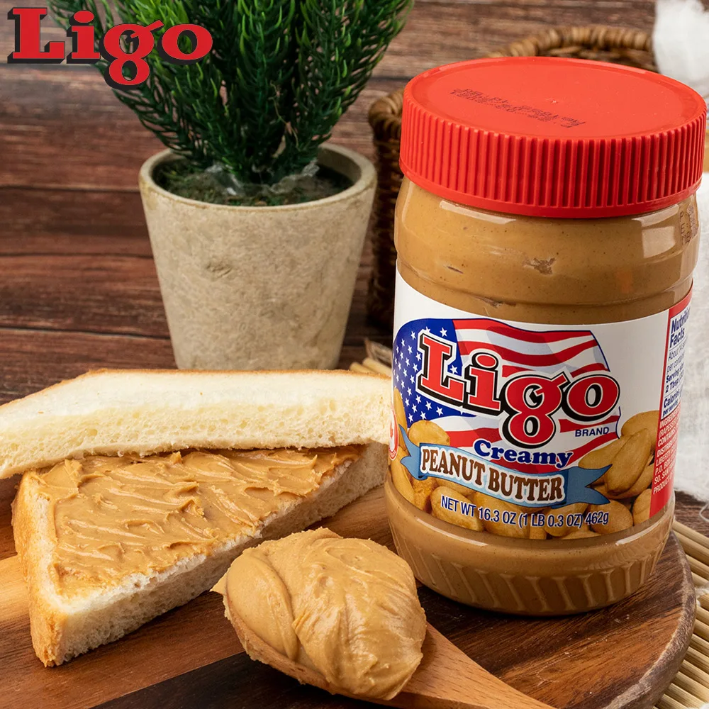 Ligo Peanut Butter Peanut Jam Creamy 462g 2 pieces