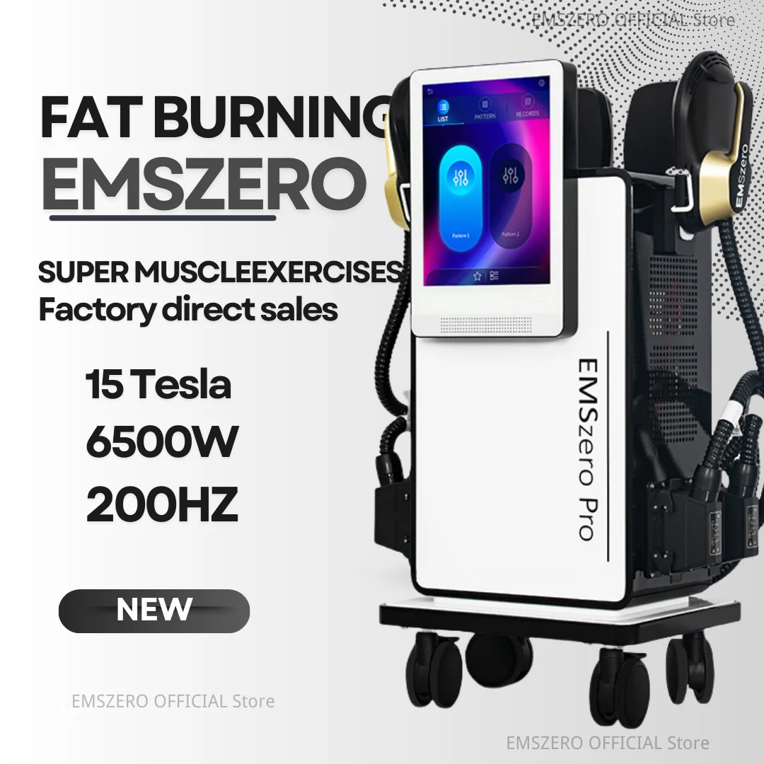 Newest Dls Neo 15 Tesla 6500W Nova EMS HI-EMT Body Shaping Muscle Machine Weight Electromagnetic Weight Loss EMSzero