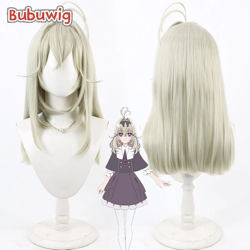 

Синтетические парики Bubuwig для косплея Мории Руруки из аниме «Звездный детектив Премиум» Длинный светло-зеленый парик Moria Ruruka, 60 см, термостойкий