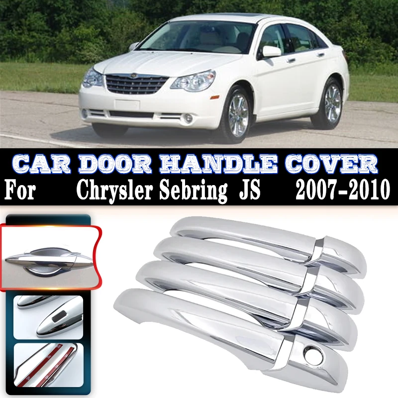 For Chrysler Sebring 2007 2008 2009 2010 Car Door Handle Covers Stickers Auto Exterior Scratch Protective Decor Car Accessories