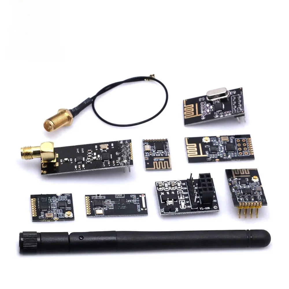Module de transmission de données sans fil pour Ardu37, version de mise à niveau, NRF24L01 + PA + LNA, 2.4 mètres, NRF24L01 + 2.4G, 1000 GHz