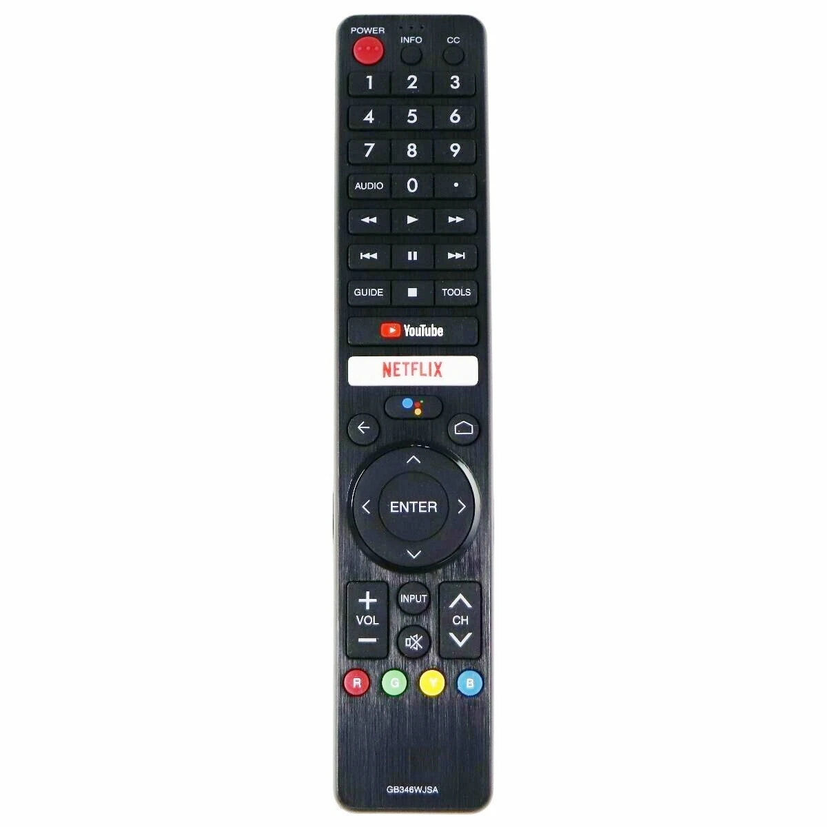 

Original Voice Remote Control GB346WJSA RRMCGB346WJSA For Sharp AQUOS Series LED 4K UHD Smart Android TV 4T-C70BK2UD 4T-C60BK2UD