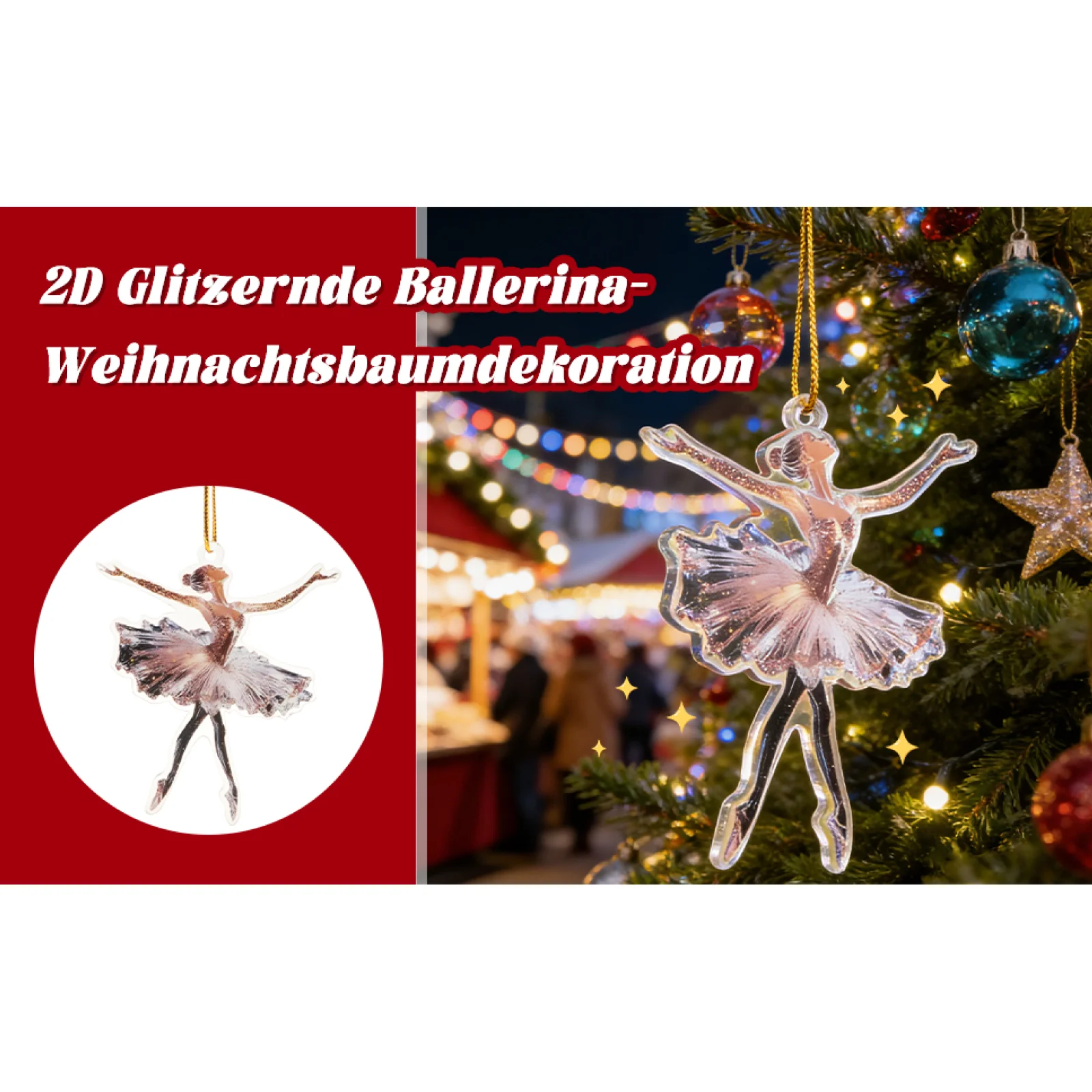 1 Pc Glittering Bal…