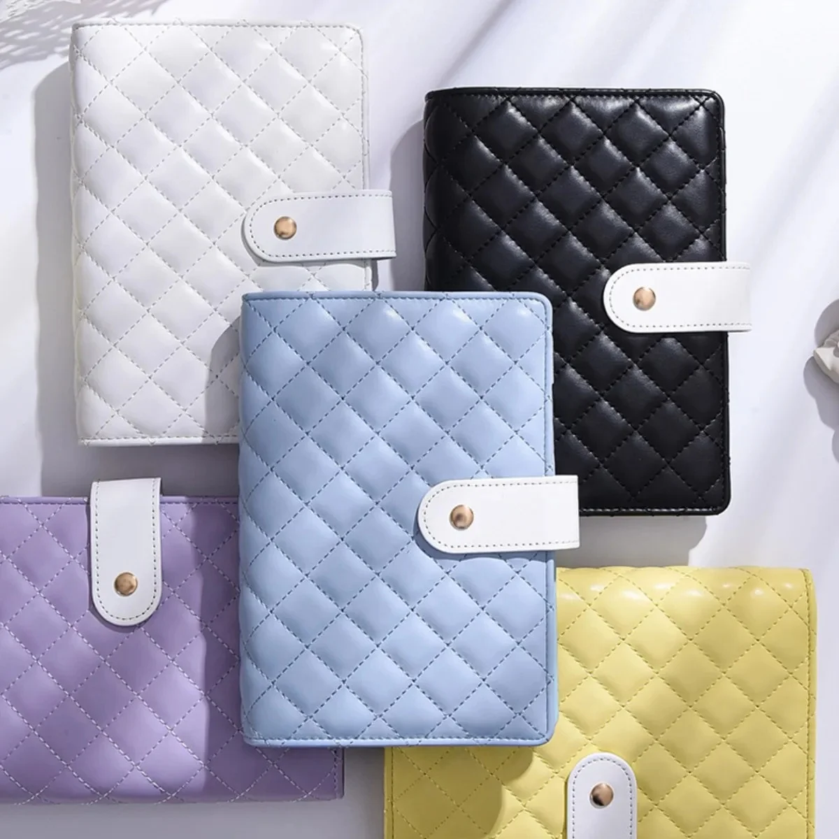 Carnet de notes à feuilles mobiles, veste pour ordinateur portable, budget de trésorerie créatif, plblown financier, Horizon Sachet, Sonaron