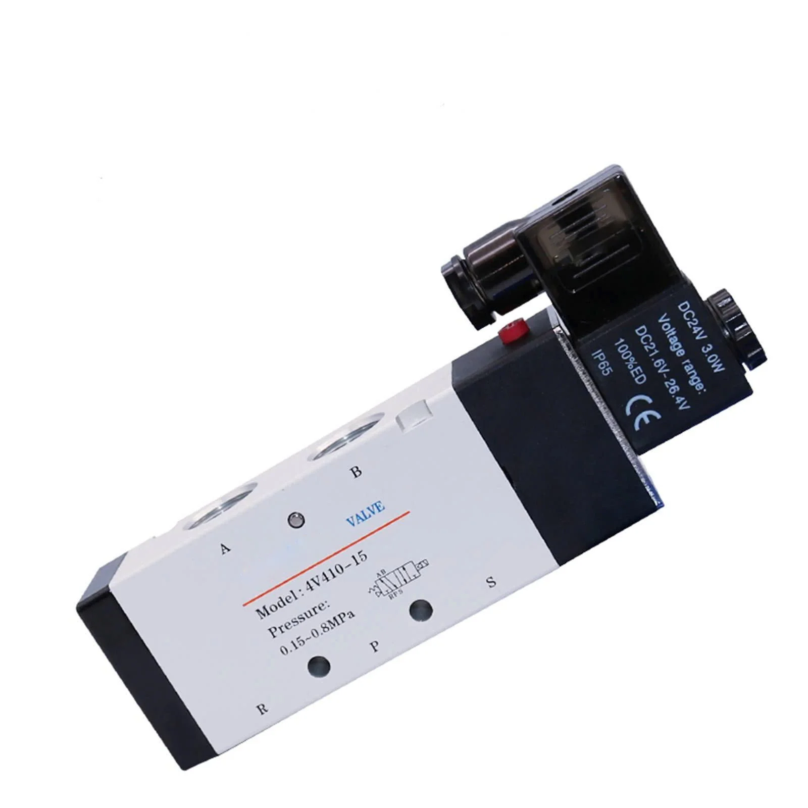 hot-selling-industrial-4v400-series-pneumatic-solenoid-valves-ac220v-24v-dc12v-high-quality-factory-outlet-with-coil-connector
