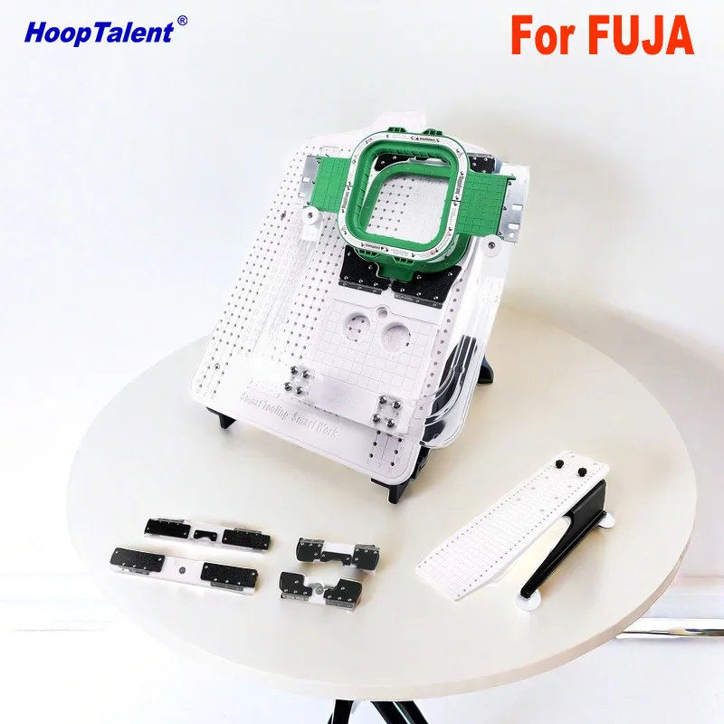 

Hooping Station Kit for FUJA Halo-100 Halo-X FT1501/1502/1503/1504/1506/1508 Embroidery Machines for Mighty hoop positioning