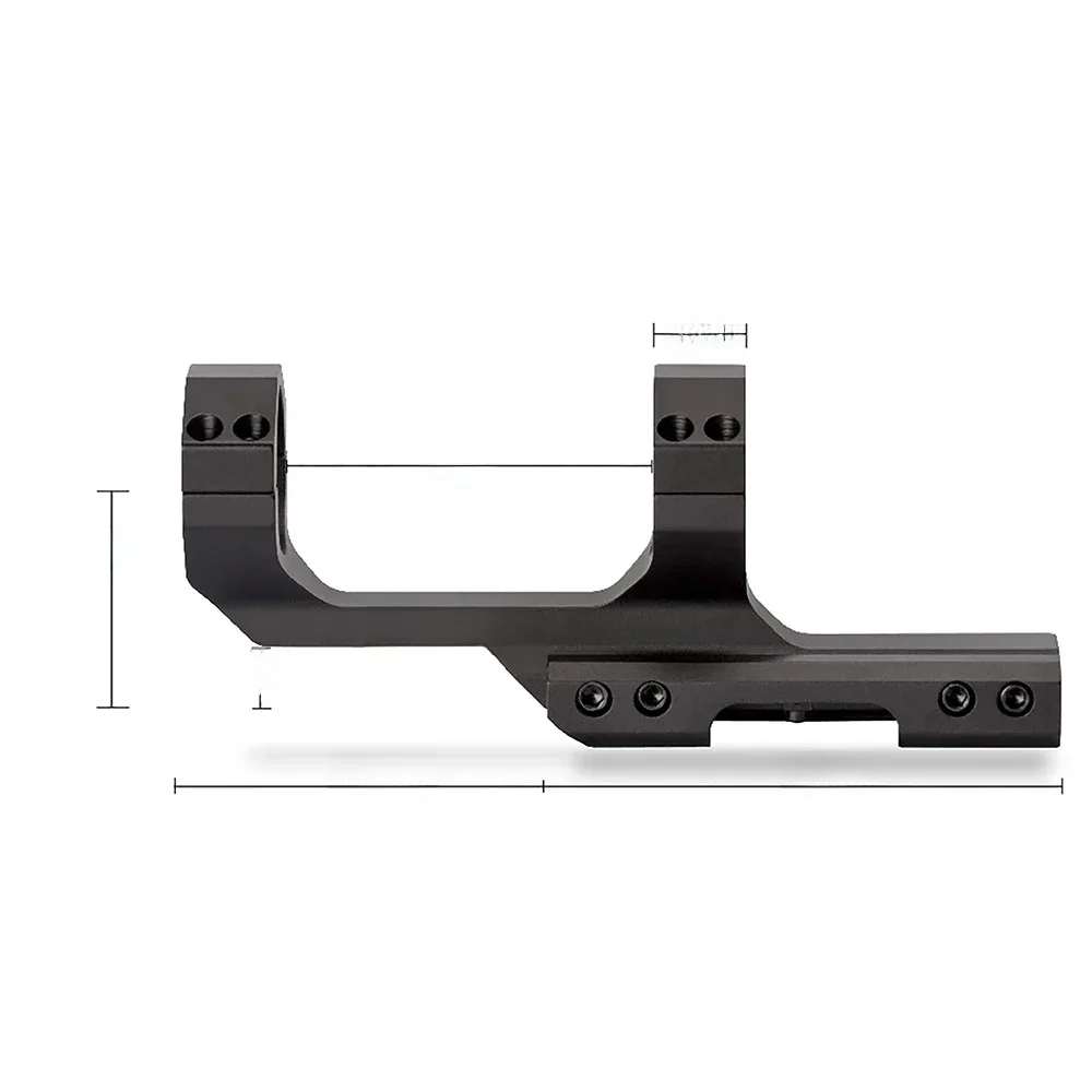 Support de portée tactique VT 25.4/30MM, anneaux de visée optique, supports de lunette de visée en porte-à-faux pour Rail Picatinny de 20mm