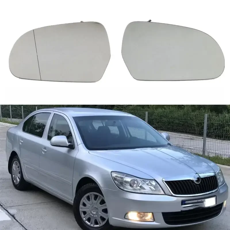Podgrzewane elektryczne skrzydło boczne lusterko wsteczne szkło dla Skoda Octavia A6 MK2 Sedan i Combi 2009 2010 2011 2012 2013 samochód stylizacji — zdjęcie 2