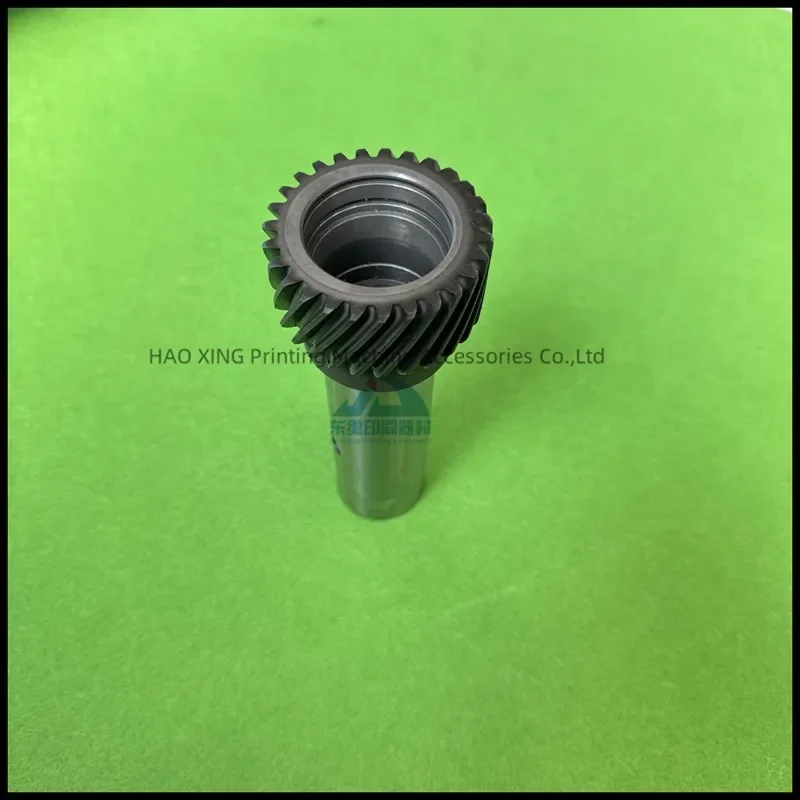 미쓰비시 피니언 샤프트 피니언 샤프트 어셈블리 27 치아 기어 하부 KGW2259 용 오프셋 인쇄 기계 예비 부품 기어 샤프트