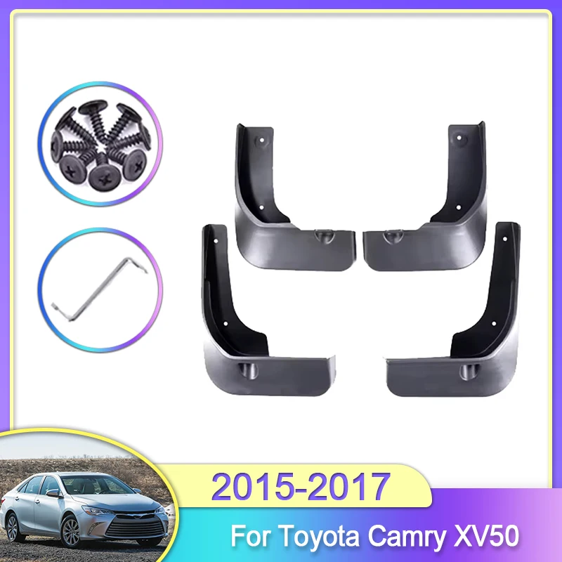 

Mud Flaps For Toyota Camry XV50 2015 2016 2017 Facelift Mudguard Mud Flaps Guard Splash Flap Mudguards Fender Car Accessories