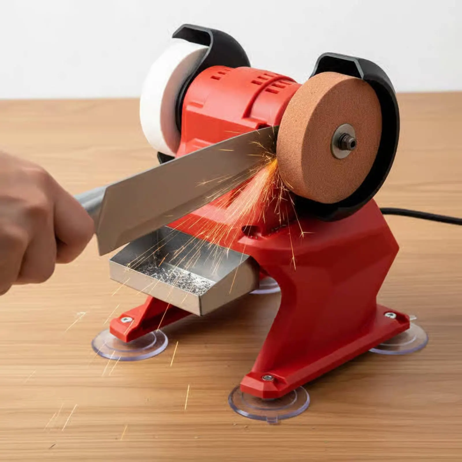 Mini Bench Cordless Electric Polisher Compact Powered Sharpening Tool for Home Repair,Workshop,Garage Electric Grinding Machine