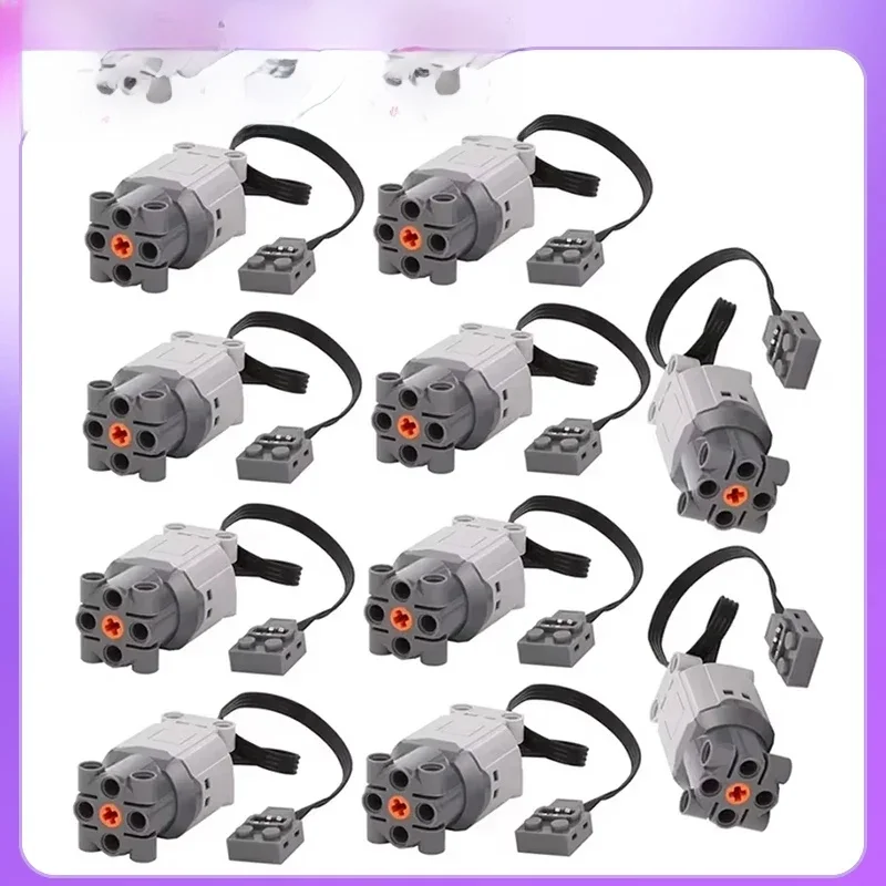 Moteur 88003 Power Canonical L Bricks, Briques MOC compatibles, Power Up avec Legoeds, Pièces techniques, Assemblé, Construction, Nuit, Jouets de voiture, DIY