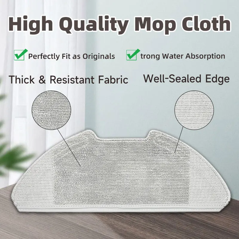 Untuk Xiaomi Mi Robot Pel Vakum 2 Lite / Mi Robot Pel Vakum 2 Pro / MJSTL / MJST1SHW Suku Cadang Sikat Sisi Utama Filter Hepa Kain Pel