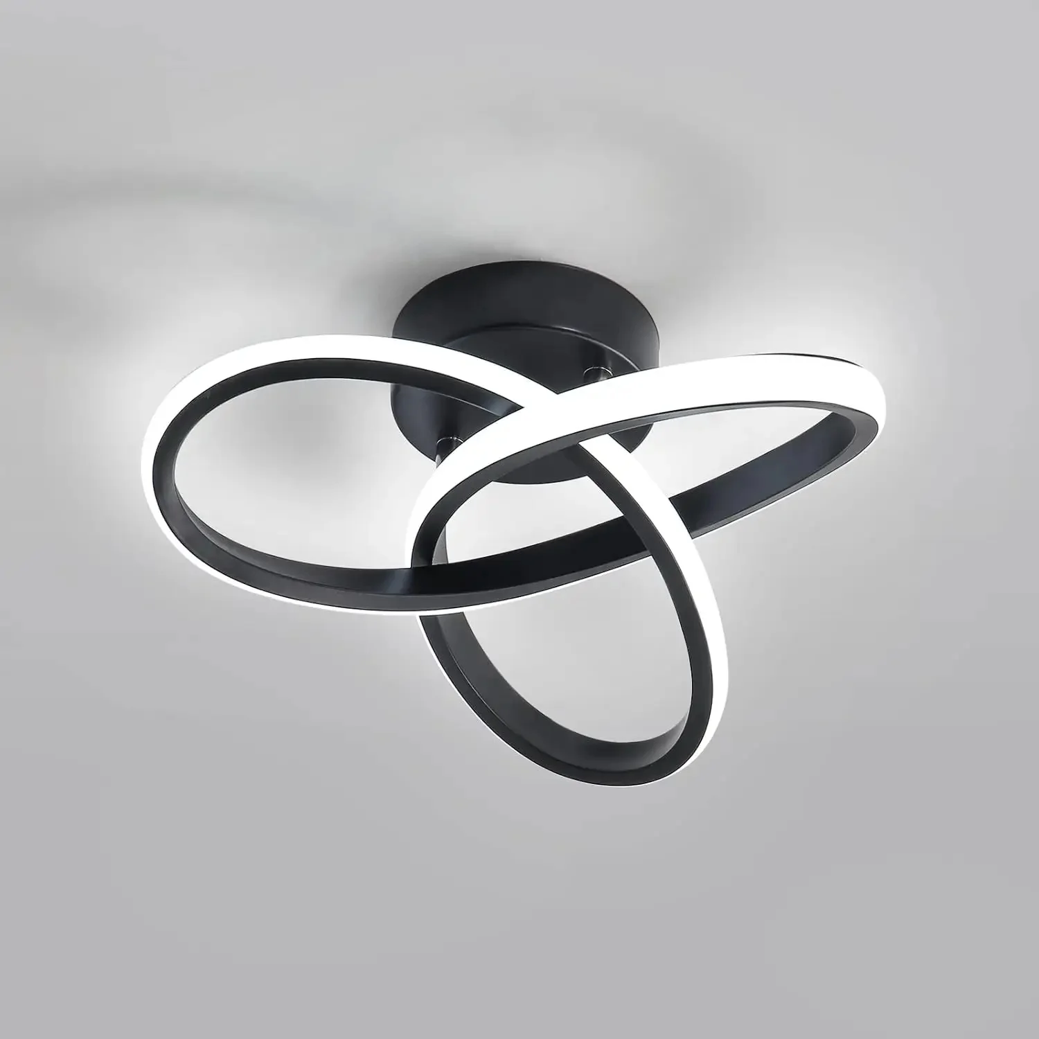 Modern LED Ceiling Lamp,20W 2200LM LED Ceiling Light for Bedroom Dining Room Kitchen Hallway Living Room,Diameter 25cm,Dimmable
