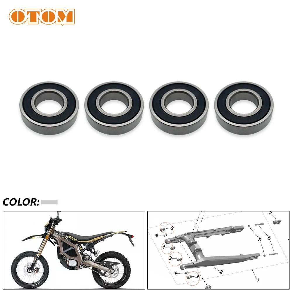 Motorcycle Rear Swingarm Bearings Precision Deep Groove Double Sealed Swing Arm Bearing Kit For Surron Ultra Bee /HP OEM Stock