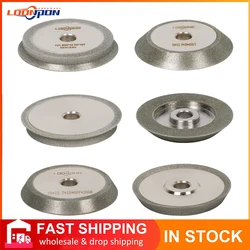 Loonpon 80mm Diamond Grinding Wheel Grinder Circle Sharpener Grinding Disc For Carbide Metal Tungsten Steel Milling Cutter Tool