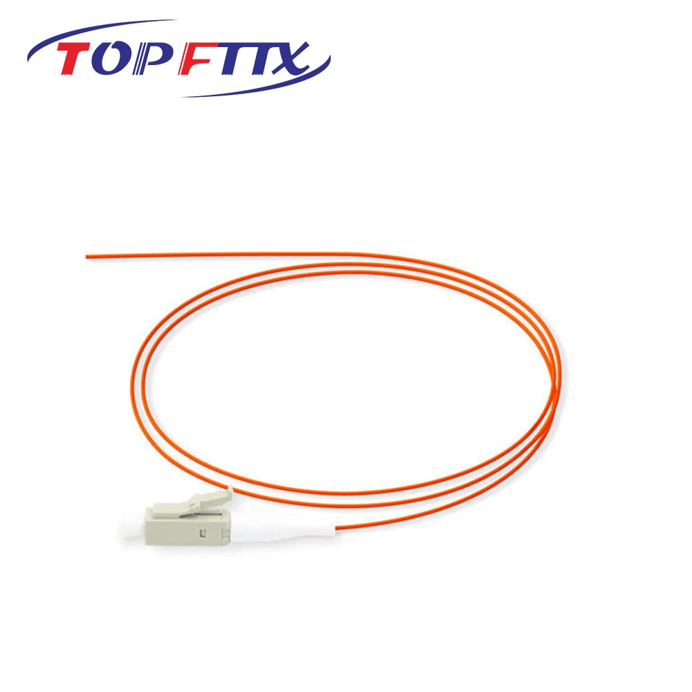 100 SZTUK pigtail światłowodowych LC/UPC LC/APC SM G657A2/OM2/OM3/OM4 1,5 metra Długość 0,9 mm Ciasny bufor Niskie straty IL≤0,3dB OEM Akceptuję