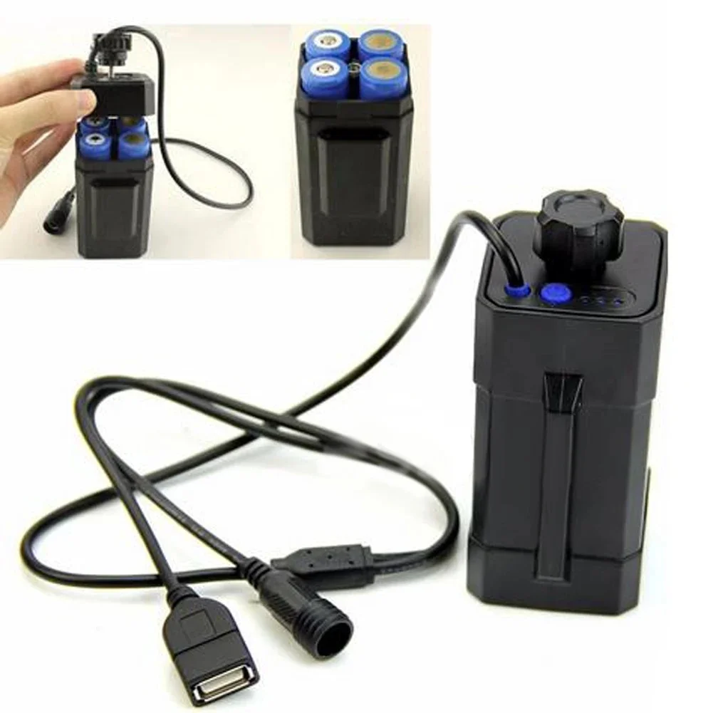 AliExpress alloet 4x 18650 Waterproof Battery Pack Case House Cover For Bicycle Bike Lamp