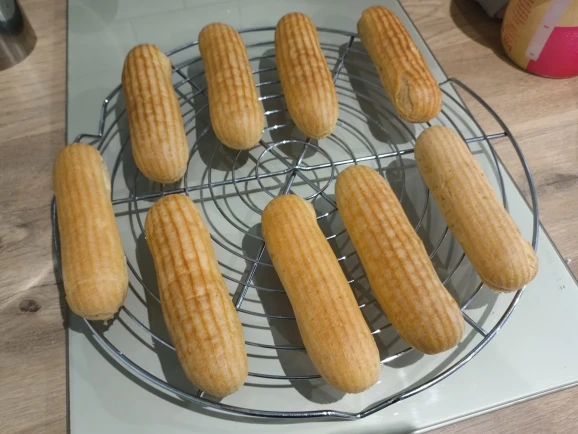 6 - Cavity Eclair Puff Silicone Mold Long Strip Puff Mold Dessert Baking Mold Pastry Mold Kitchen Silicone Bakeware Long Strip photo review