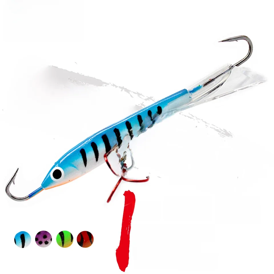 WALK FISH 1 PC équilibreurs d'hiver, 8.3 cm 18g leurre de pêche sur glace, Rap de gabarits avec un profil méné, équilibre pour la pêche d'hiver