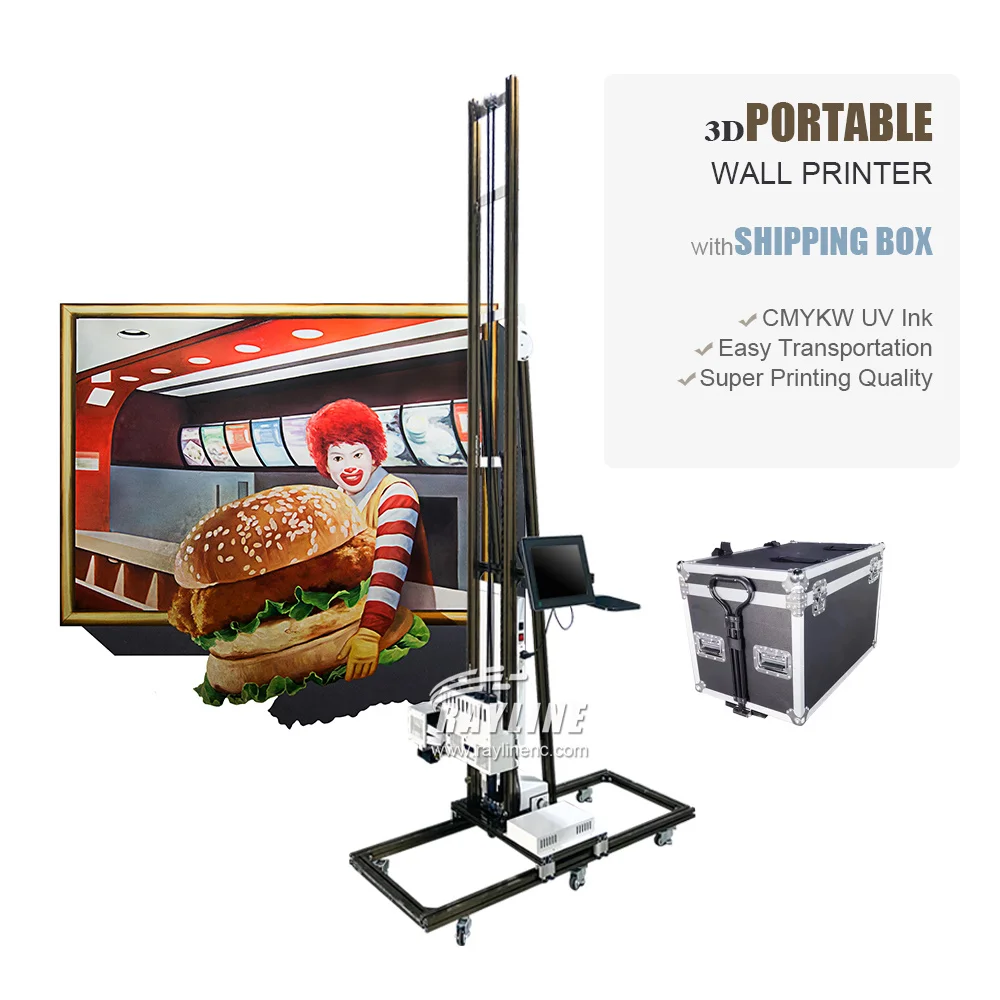 ثلاثية الأبعاد جدار عمودي/الزجاج/المعادن/الخشب/الورق/السيراميك جدارية الفن طابعة نافثة للحبر الرسام رش آلة الطباعة السعر