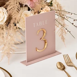 Rectangle Acrylic Table Numbers,WeddingTable Numbers,Pink Acrylic Table Numbers,Personalised Table Decorations