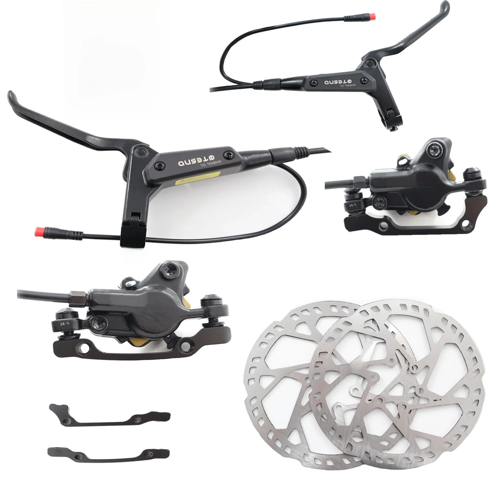 AliExpress NONE TESNO EBike Hydraulic Disc Brake 2 Piston Scooter parts  Bicycle Accessories 160mm Rotor Caliper Front Rear 850mm1700mm oil  Set