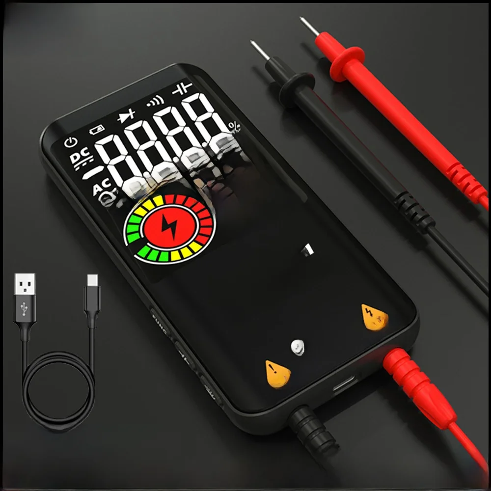 BSIDE multimetro digital profesional inteligente automático Multímetros 9999 Multimeter Ecrã EBTN