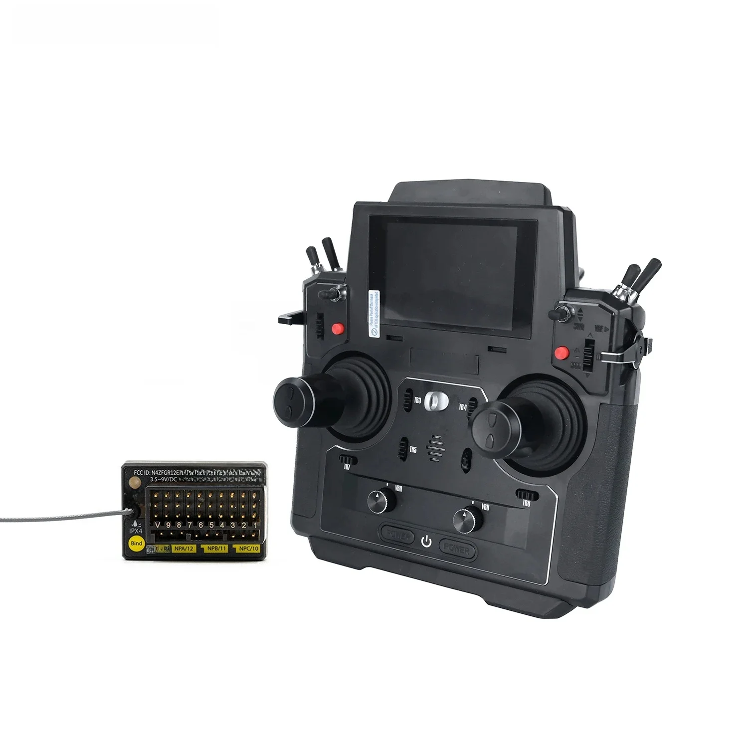 Flysky RC Zender Radio Systeem PL18EV Lite FGr12B Ontvanger Afstandsbediening Boot Auto Graafmachine Vrachtwagens Speelgoed Modellen TH20317 - afbeelding 2