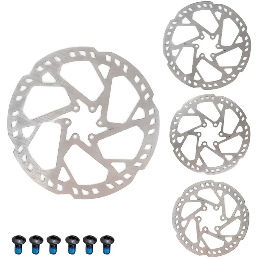 AliExpress NONE MTB E-Bike 2.3mm Disc Brake Rotor Thicken 140mm160mm 180mm 203mm 220mm H23 Super Rigidity 6 Bolt Stainless Steel Bike VS HS2 2mm