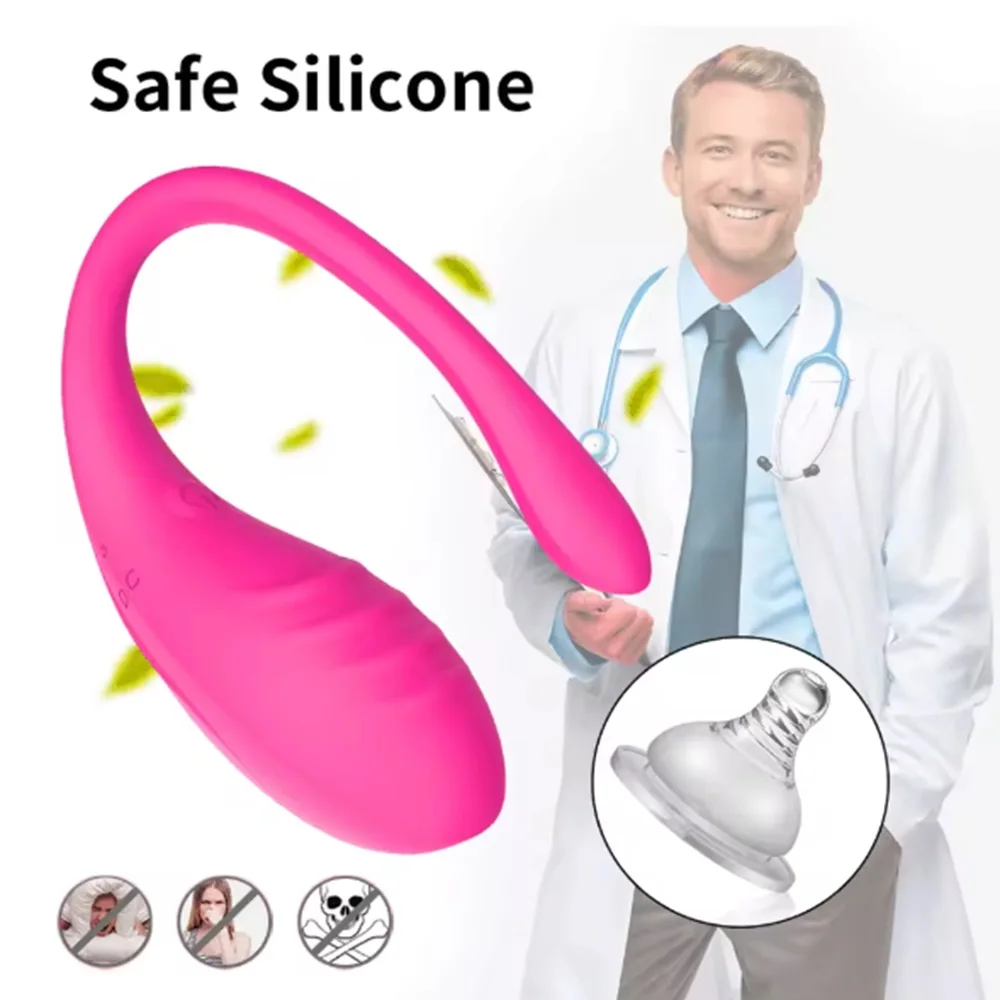 هزازات مهبلية يتم التحكم فيها بواسطة التطبيق للنساء والأزواج ، مدلك البيض المهتز للشرج ، محفز يمكن ارتداؤه ، ألعاب جنسية للبالغين ، 9 سرعات #4