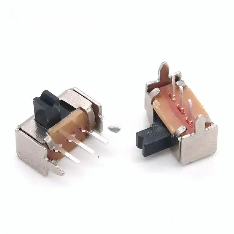 10 szt. Przełącznik dwupozycyjny SK12D07VG3 stenty mały przełącznik dwupozycyjny/3 mm wysokości miniaturowy przełącznik suwakowy boczne pokrętło — zdjęcie 2