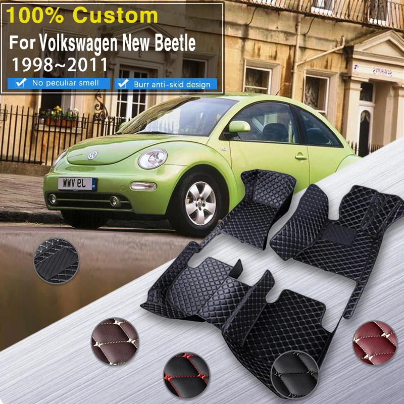 

Car Floor Mat For Volkswagen New Beetle 1998~2011 Waterproof Tapetes Para Automovil Car Mats Floor Tapis Voiture Car Accessories