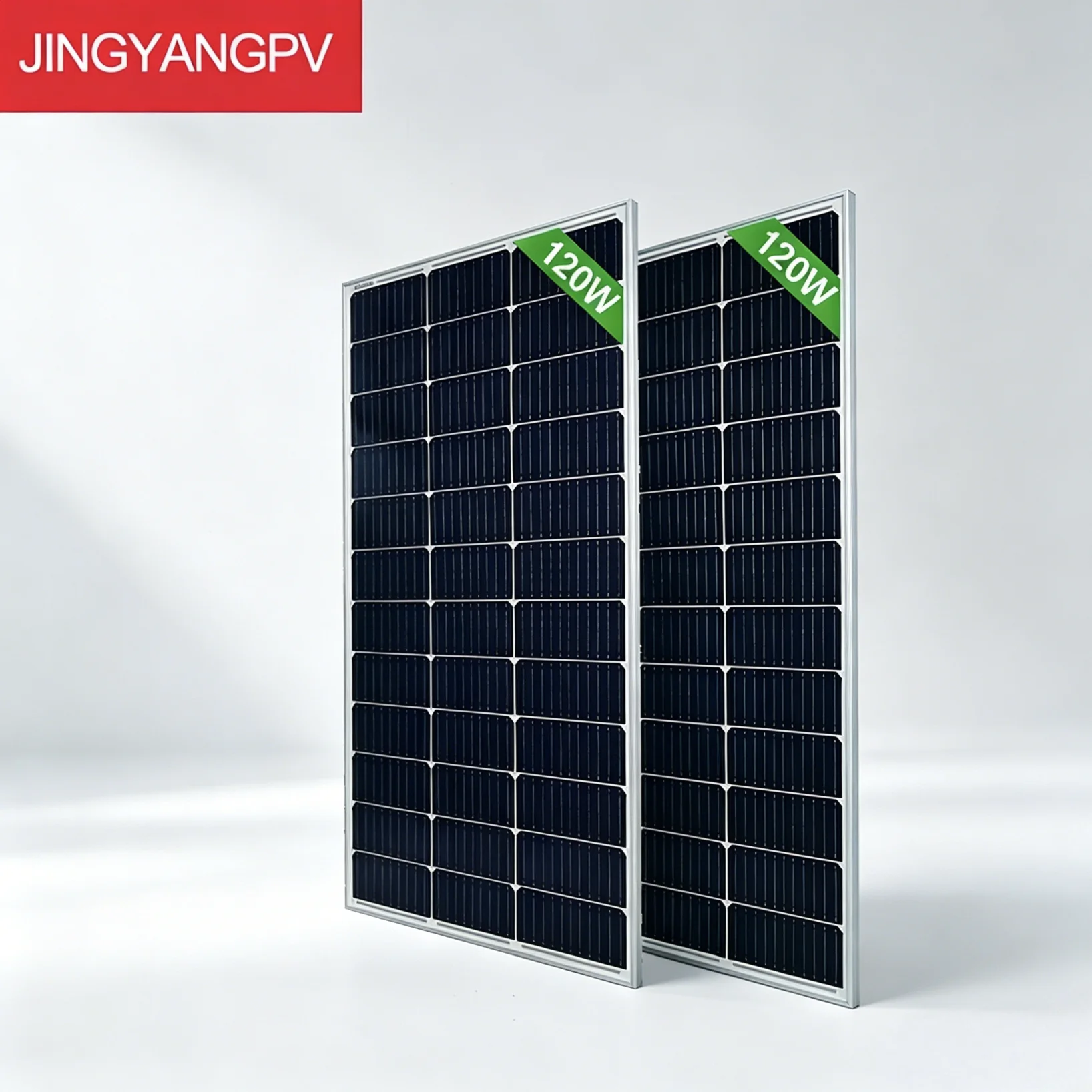 120W 18V Solarmodul aus gehärtetem Glas, hocheffiziente tragbare Solarmodule, wasserdicht, extrem langlebiges Solarmodul für den Außenbereich, Hausdach, Wohnmobil, Boot, Camping