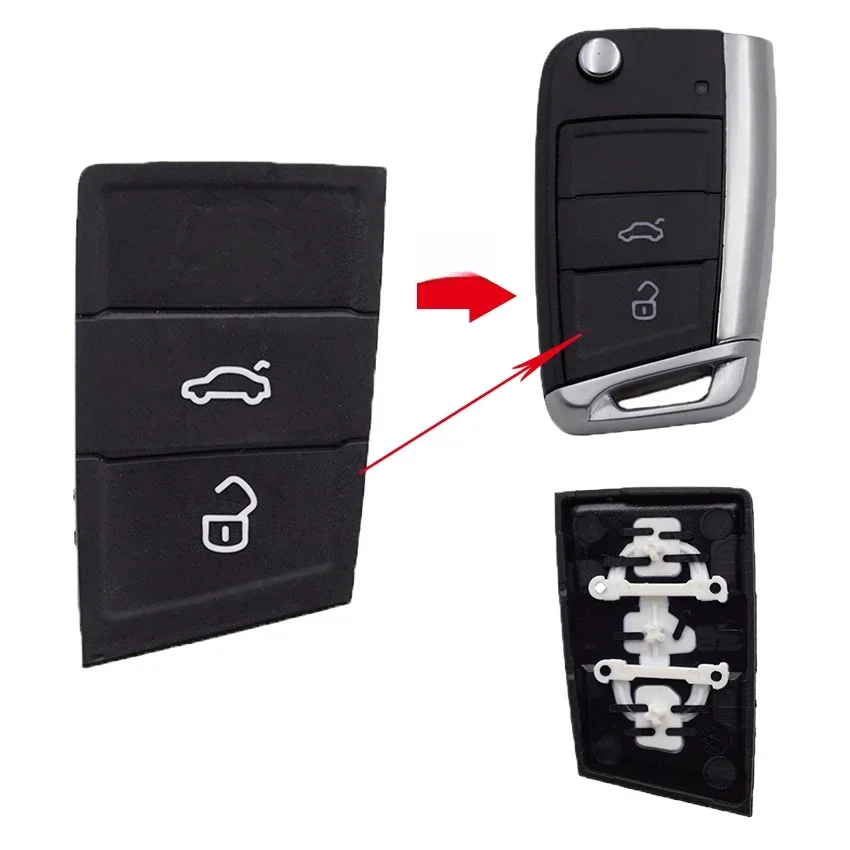 Cocolockey Car Key Pad dla Gol Mk7 Gol Key dla Skoda Rapid /superb/yeti Klucz samochodowy dla Seat /ibiza/altea/leon Akcesoria samochodowe — zdjęcie 2