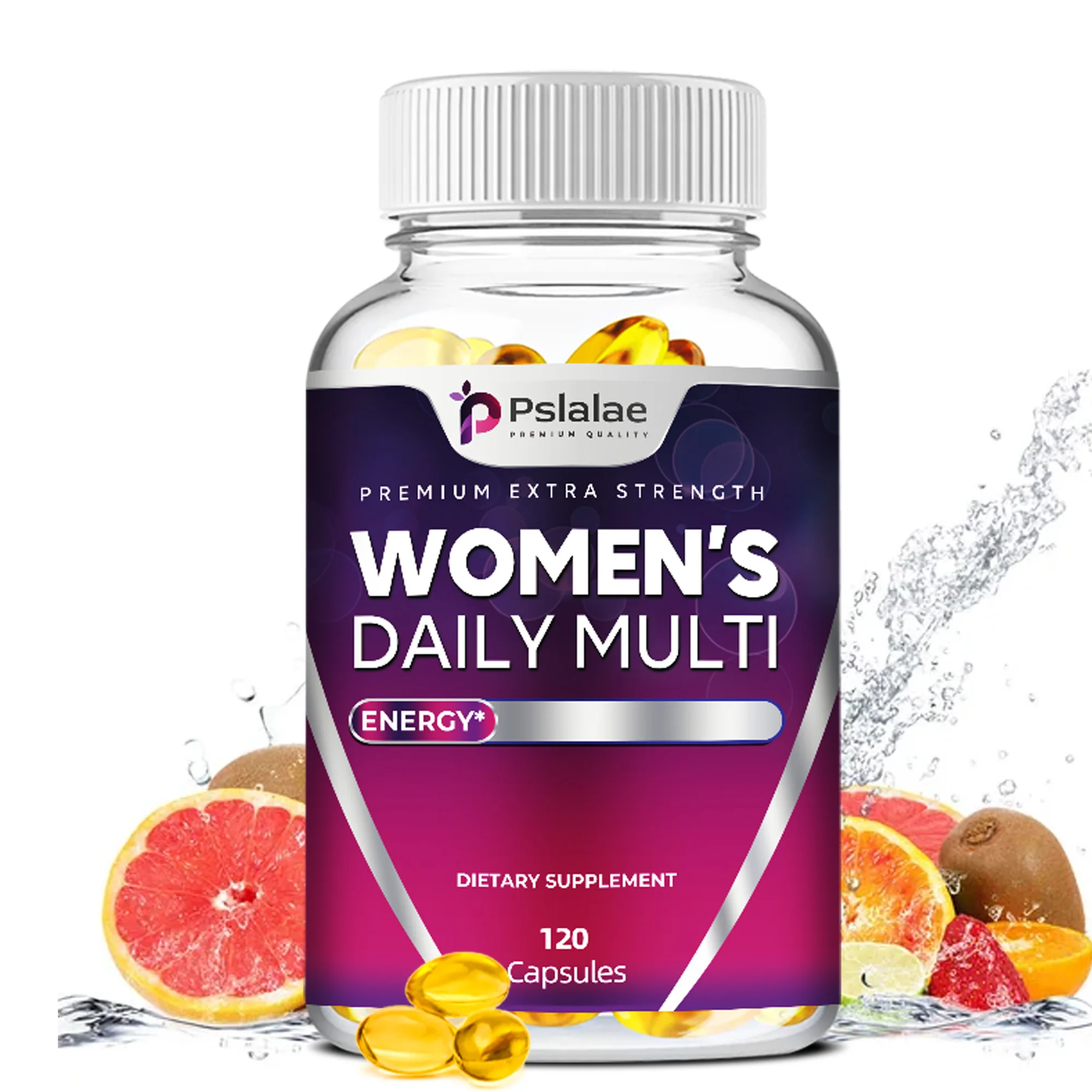 Women's Daily Multi Capsules - Help Heart Brain Immunity Skin & Hair - with Multivitamin and Multimineral - 120 Capsules