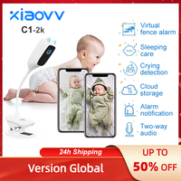 XIAOVV C1 3MP Intelligent Baby Monitor Cry Detection Full Color Night Vision 360 Degree Rotating WiFi Indoor Camera