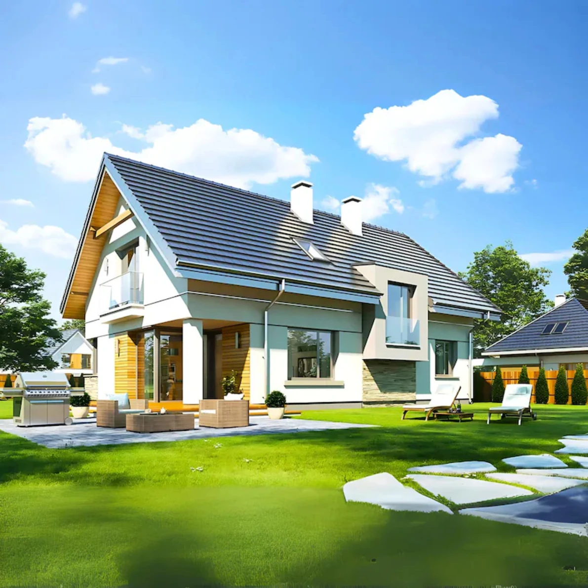 

Современный план кабины с лофтом (печатные планы) 40x45 дюймов | 3-лепестковые отпечатки дома с гаражом, офис | Планы здания виллы 12х14м