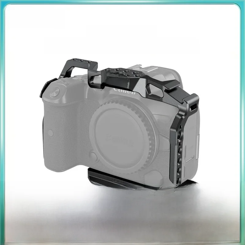 SmallRig Klatka do lustrzanki cyfrowej Canon EOS R5 R6 R5 C z wbudowaną zimną stopką NATO Rail 1/4'' Arri Hole Camera Rig Video Set 2982B — zdjęcie produktu 7
