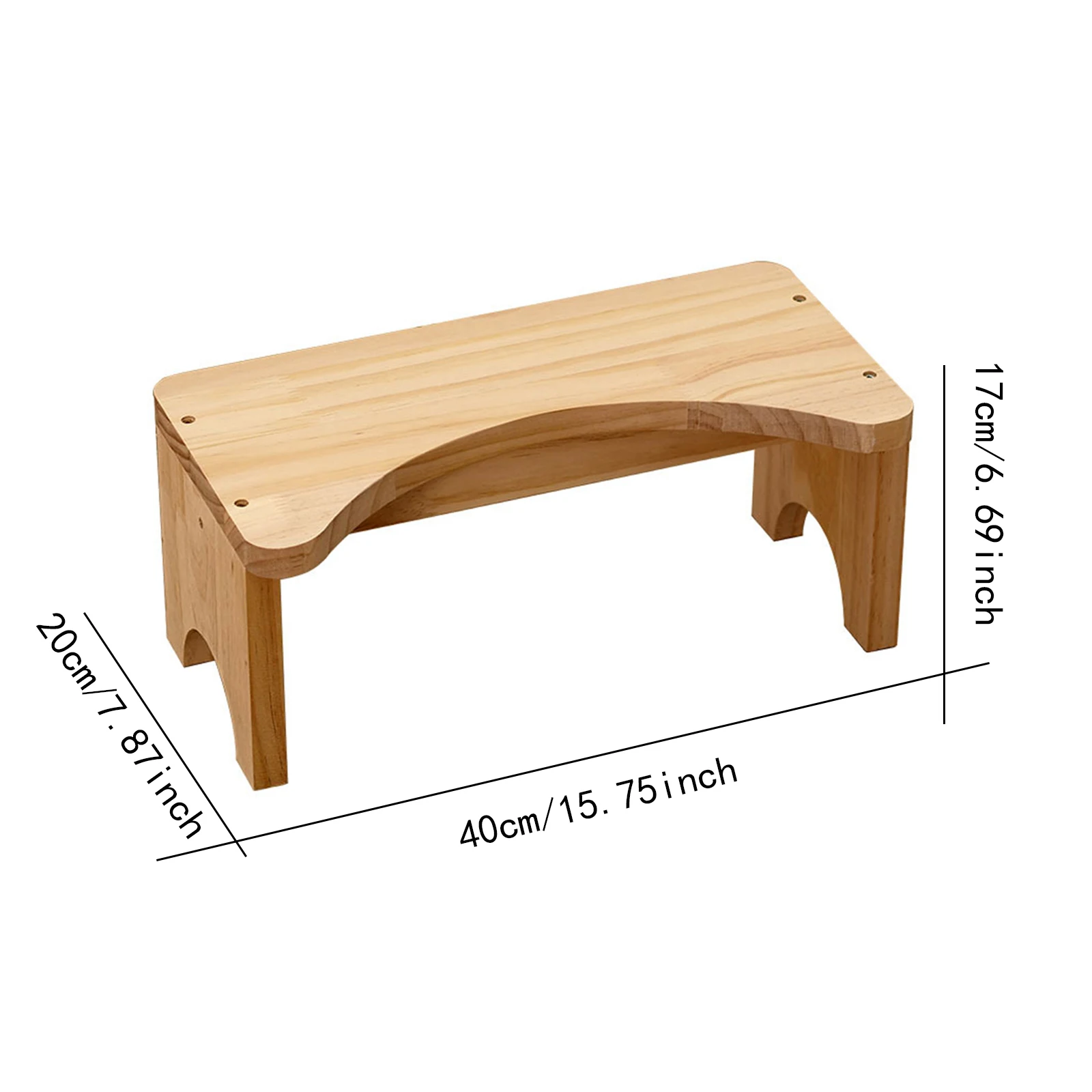 Solid Wood Toilet Stool Multifunctional Footstool For Pregnant Women And The Elderly Bathroom Step Stool Toilet Potty Stool image 6