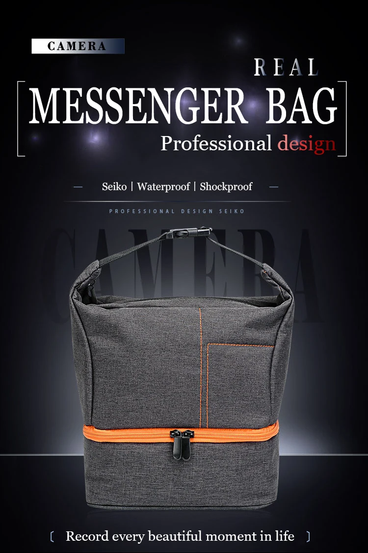 JINNUOLANG Hohe Qualität Sling Tasche Für Outdoor Fotografen DSLR Kamera Schulter BagsFor Nikon Sony Canon Fotografie Ausrüstung – Detail 1