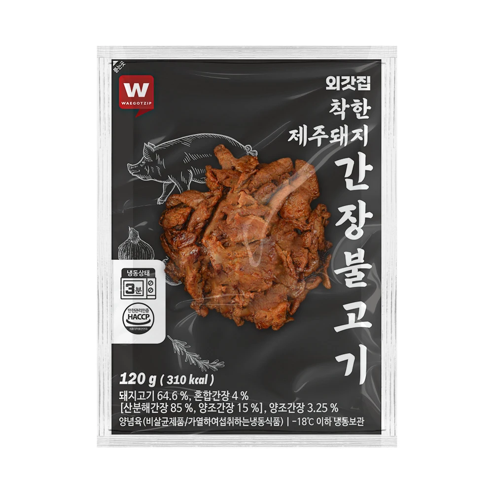 [Waegotzip] Jeju Bulgogi 120g X 1 EA / microwave 3 minutes