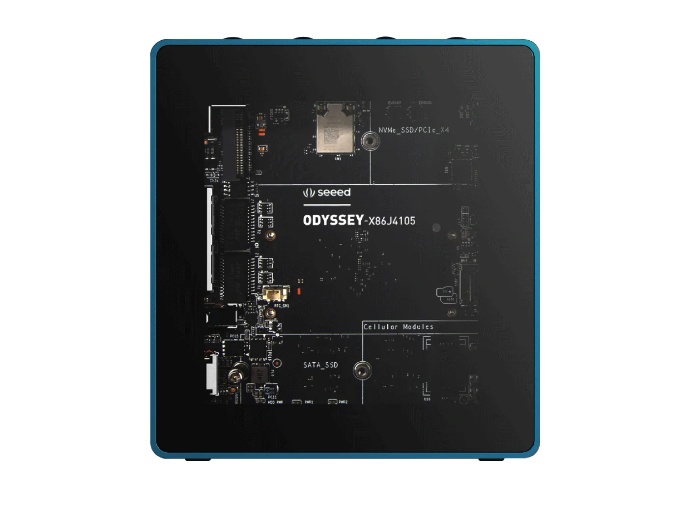 Penutup Casing Perekomputer Casing Raspberry Pi untuk SBC Populer ODYSSEY -X86J4105, Raspberry Pi, BeagleBone, Jetson Nano/Xavier NX