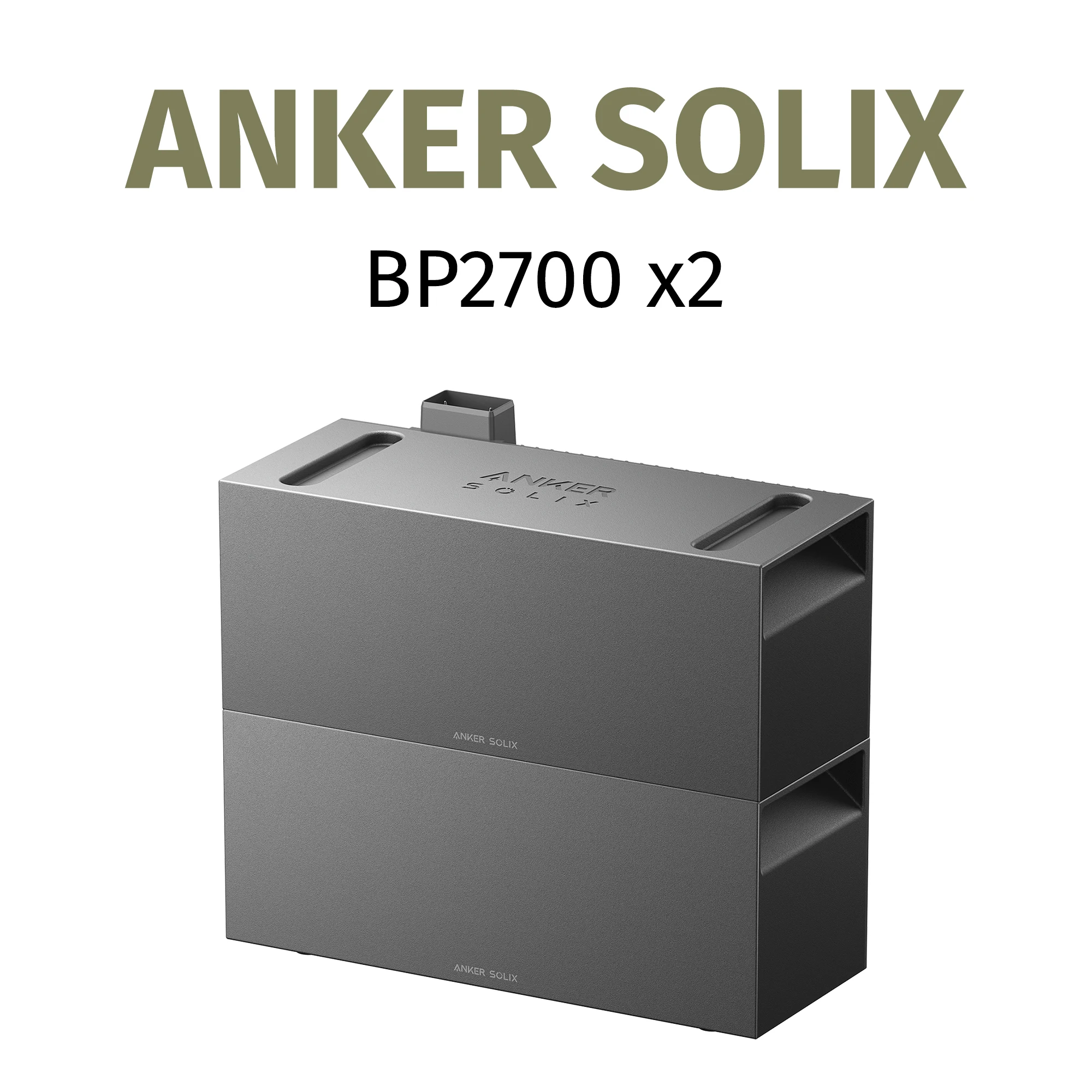 Anker SOLIX BP2700 Expansion Battery Storage Unit 2,700 Wh Battery Pack for Anker Solix Solarbank 3 E2700 Pro ×2.