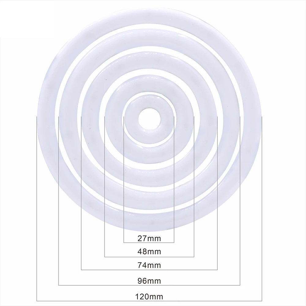 COB LED-Ring 5V/12V WS2812 RGB-Licht Individuell Adressierbar mit Integriertem IC Kompatibel mit WS2811 27/48/74/96/120mm für Auto