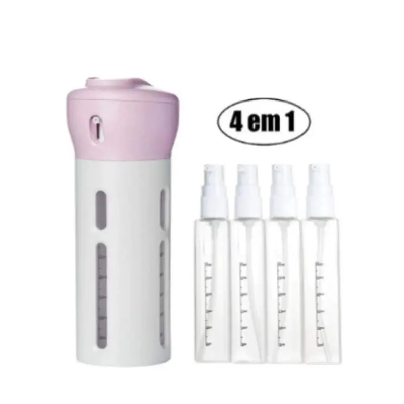 مجموعة موزع المحمولة 4 في 1 زجاجة السفر غسول هلام الشامبو #6