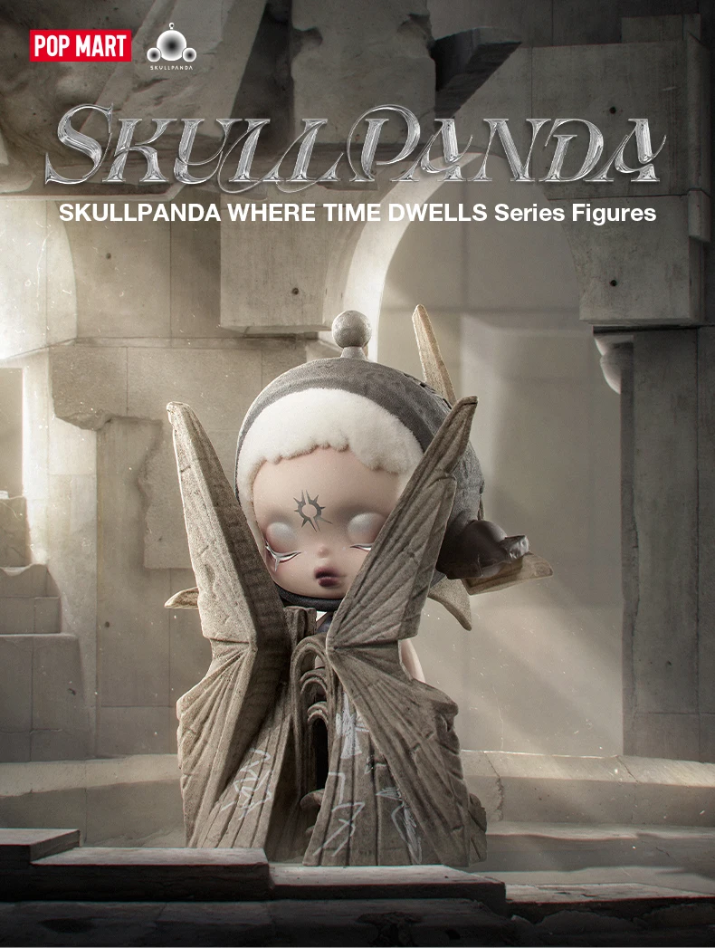 【EU EXKLUSIV】POP MART SKULLPANDA WHERE TIME DWELLS Serie Figuren 1 Stück/9 Stück POPMART Blind Box Niedliches Spielzeug – Detail 1