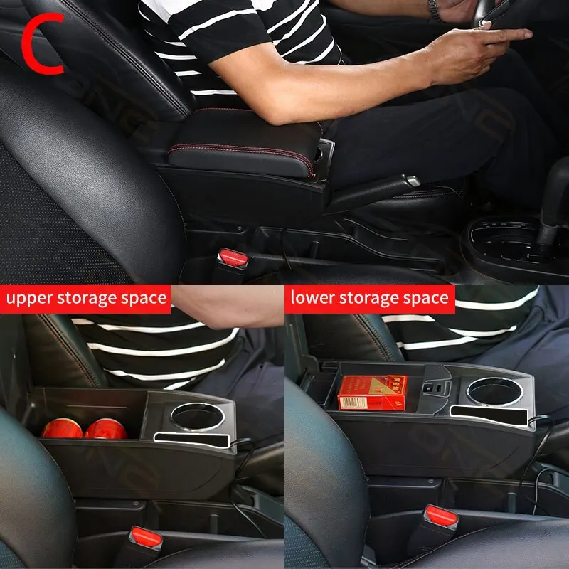 For Suzuki IGNIS Armrest For Suzuki Ignis Car Armrest box Retrofit parts Interior details Storage box Simple installation