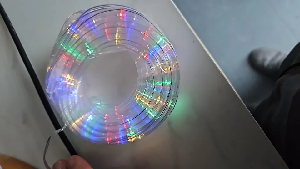 Guirlande solaire LED tube