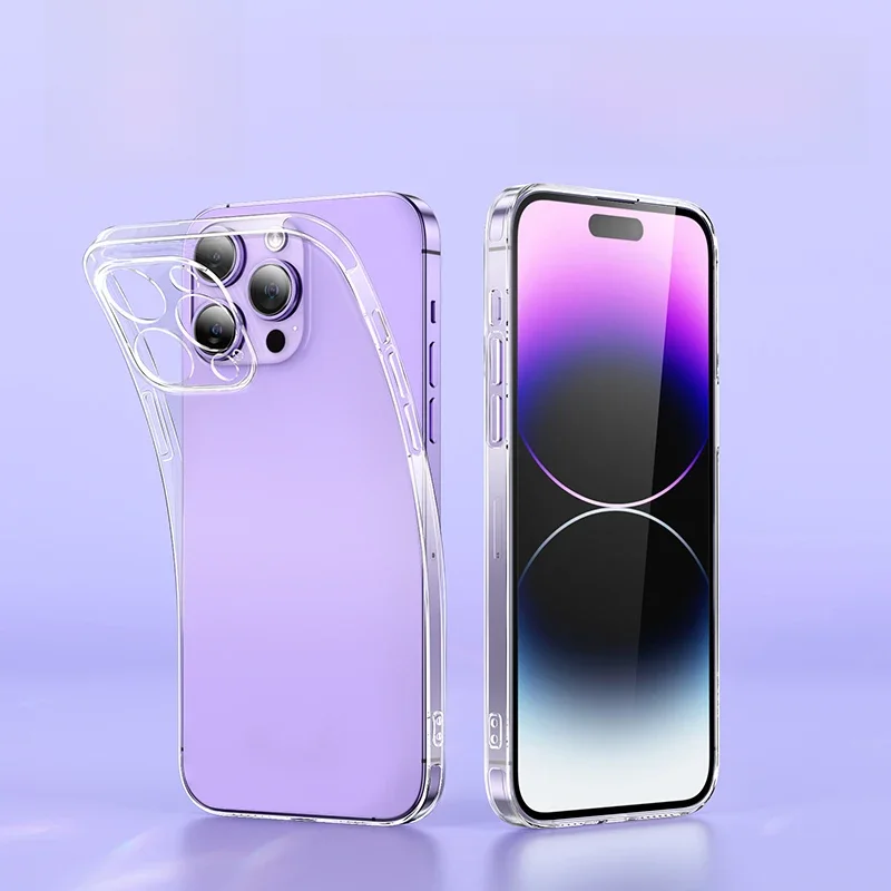 Baseus capa transparente para iphone 16 15 14 13 12 11 pro max plus capa tpu macia para iphone xs